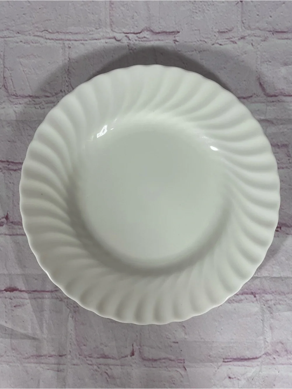Vintage Minton White Fife Bone China 3 Salad Plates 7 7/8” England Discontinued